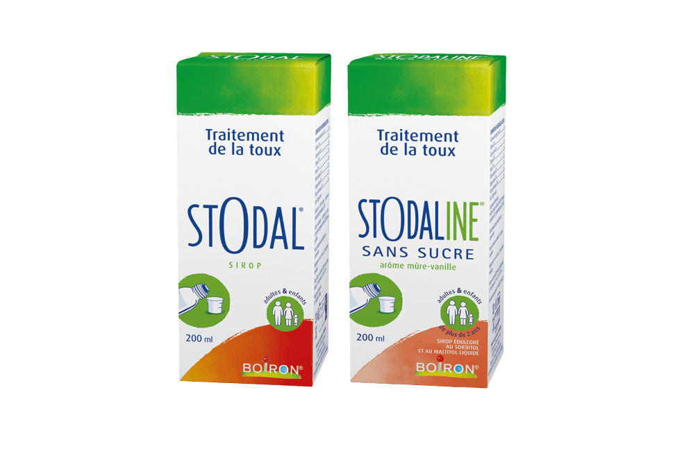 BOIRON Stodaline sans sucre sirop arôme mûre-vanille 200ml